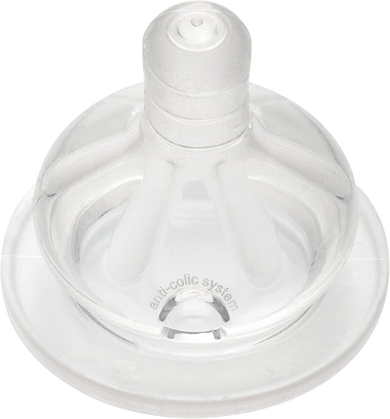 nip Neip Wide-Neck Polypropylene Bottle with Silicone Nipple, 150ml, Blue, Made in Germany - Image 4