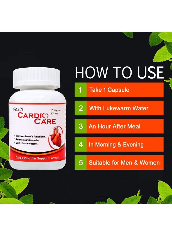Shivalik Herbals Cardio Care- 60 Capsules  - Image 4