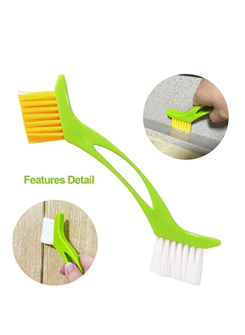 Hihonor Grout Cleaner Brush (4 in 1) Tile Cleaner Brush Supplies to Deep Clean Tile Lines, Detail Kitchen, Scrub Bathroom, Shower Home Detail and Grout Cleaner Brushes Set  - Image 3