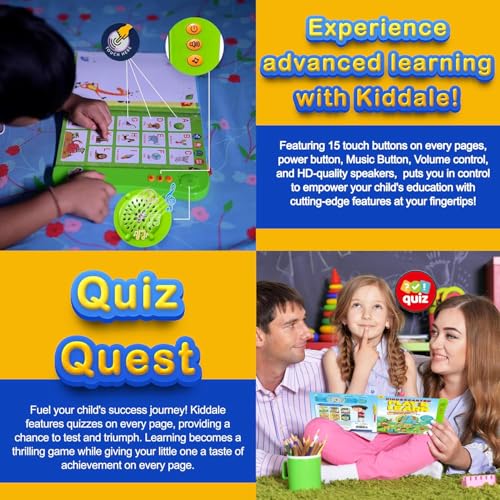 Kiddale ABC 123 Musical Sound Book for Kids with 1 Board Book on Alphabets Tracing| Best Gift for 2-5 Years Kids - Image 4