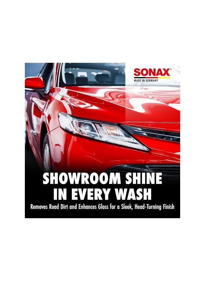 SONAX - Sonax Gloss Car Shampoo - 1L Concentrate Car Wash Shampoo for All Paint Surfaces - pH-Neutral, High Gloss Finish, Thick Lather, Pleasant Scent - Image 1
