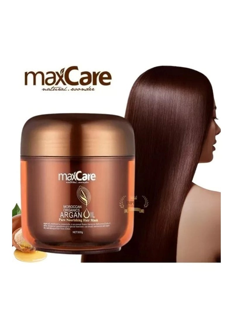 Maxcare Moroccan Organics Argan Oil Hair Mask 500 ml - Image 1