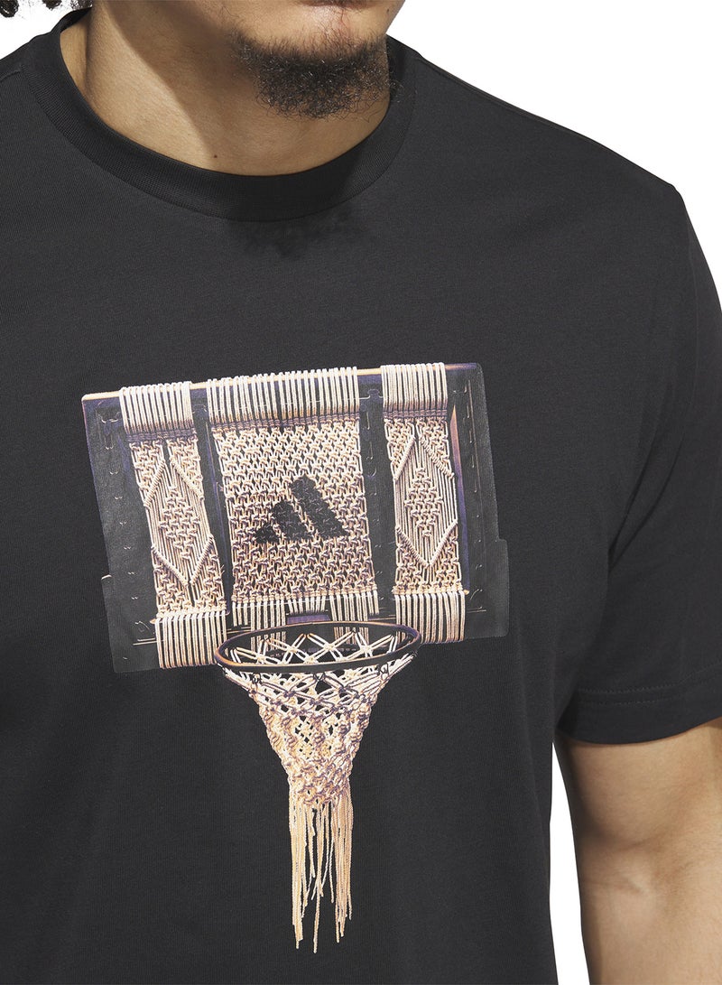 Adidas Basketball Gallery Graphic T-Shirt - Image 3
