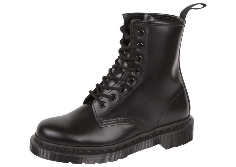 Dr Martens Dr. Martens Unisex 1460 Mono Smooth Leather 8 Eye Boot, Black, 6 Women/5 Men - Image 1