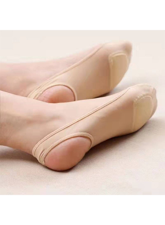 4 Pairs No Show Slingback Socks Ultra Low Cut Liner Socks With Sling No Show Half Socks For Heels - Image 4