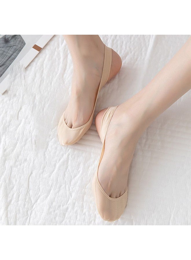 4 Pairs No Show Slingback Socks Ultra Low Cut Liner Socks With Sling No Show Half Socks For Heels - Image 5