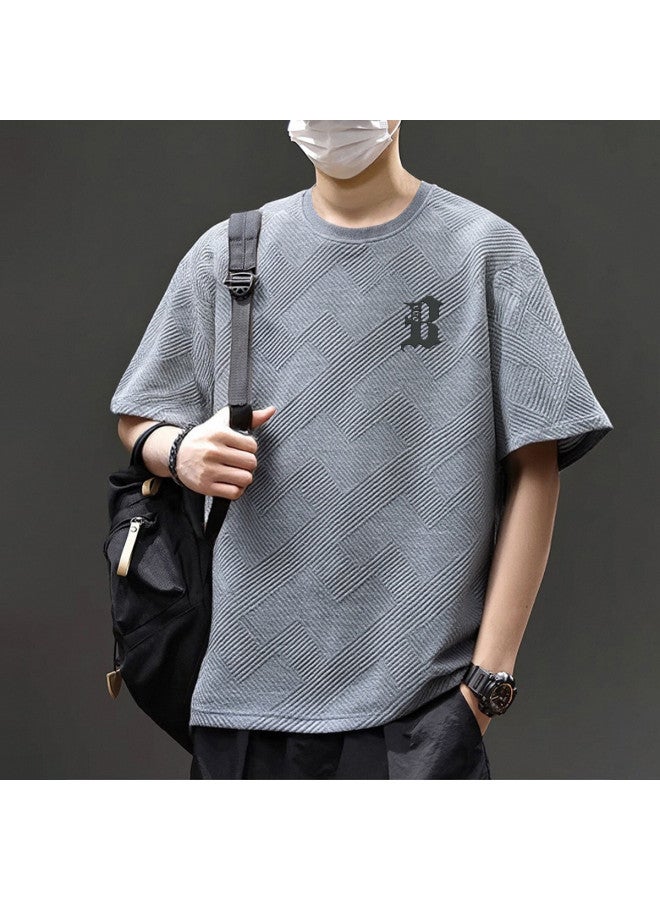 Summer New Arrival】comfortable T-shirt, Light Outdoor Short Sleeve For Men, Loose Youth Sports Casual Trendy Daily Versatile Style - Image 4