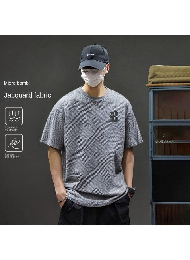 Summer New Arrival】comfortable T-shirt, Light Outdoor Short Sleeve For Men, Loose Youth Sports Casual Trendy Daily Versatile Style - Image 2