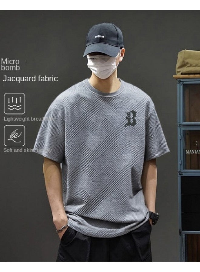 Summer New Arrival】comfortable T-shirt, Light Outdoor Short Sleeve For Men, Loose Youth Sports Casual Trendy Daily Versatile Style - Image 1