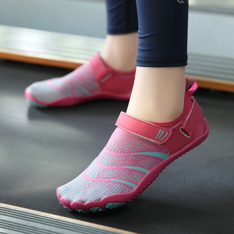Indoor Training Men''s and Women''s Fitness Children''s Skipping Rope Yoga Pilates Treadmill Shoes Five-Finger Weightlifting Bicycle Shoes - Image 1