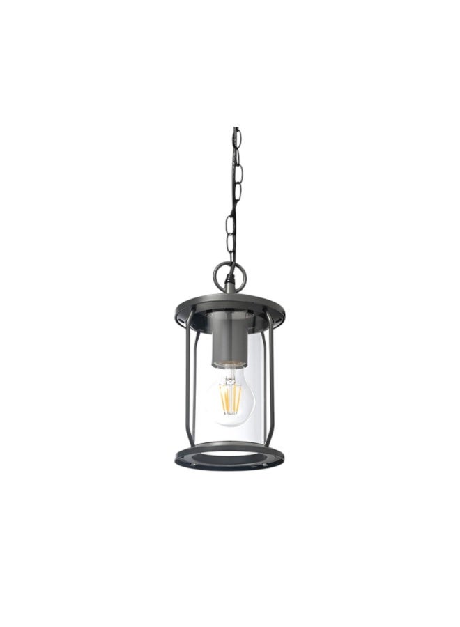 AL SALHIYA LIGHTING Outdoor Pendant Light 2355 Clear Glass - Black  - Image 1