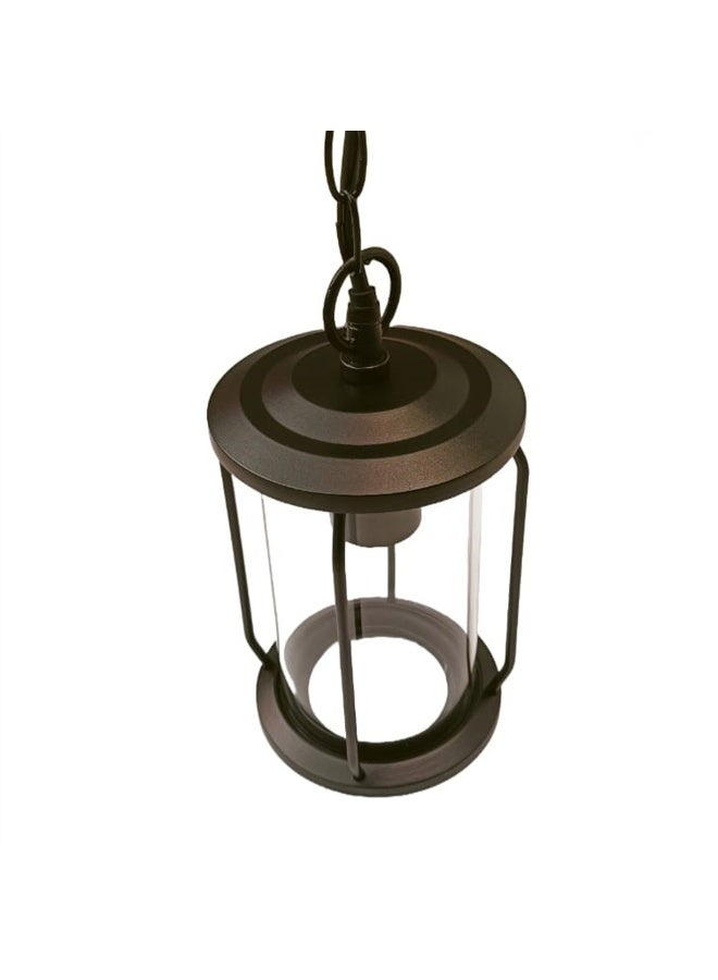 AL SALHIYA LIGHTING Outdoor Pendant Light 2355 Clear Glass - Black  - Image 3