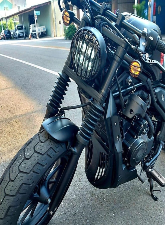 Midimttop Fork Cover Gaiters Boots Motorcycle Front Fork Tubes Boots CNC Aluminum Sleeve Shock Gaiters Cover for Rebel 500 Rebel 300 CMX500 CMX300 2020 2021 2022 2023 2024 2025 (1 Set) - Image 2