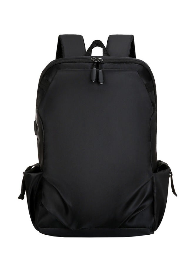 XiuWoo Backpack Water-repellent School Bag Casual Travel Backpack USB Anti-theft Computer Bag - Black  - Image 1