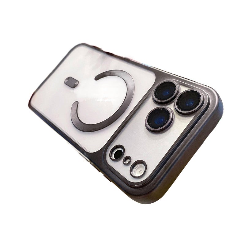 غطاء واقي | مقاوم لبصمات الأصابع | أسود TPU | حماية من السقوط | مقاوم للصدمات لـ iPhone 13 - Image 1