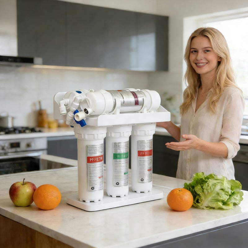 XW-5ST 5 Stage Under Sink Water Filter System 2 LPM No Electricity - Image 4