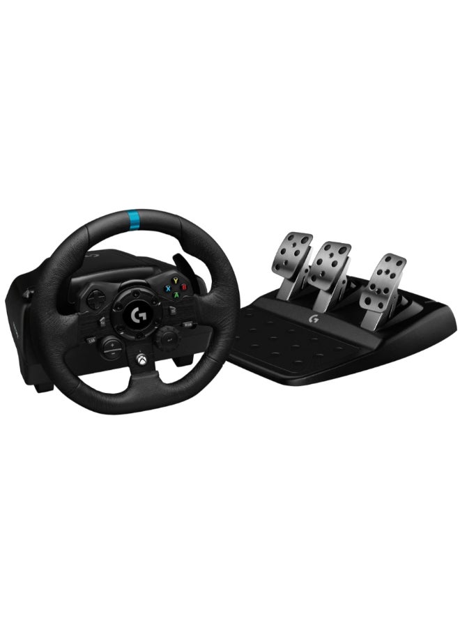 Logitech G923 TRUEFORCE Racing Wheel and Pedal for PlayStation and PC - Black - Image 1
