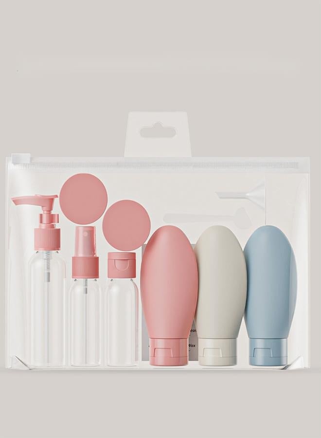 Toiletries Travel Bottles, 11-Piece Travel Containers, Travel Accessories Cosmetic Dispensing Bottles, Travel Set Spray Bottle Lotion Cream Bottle Shampoo Shower Gel Small Empty Bottle - Image 1