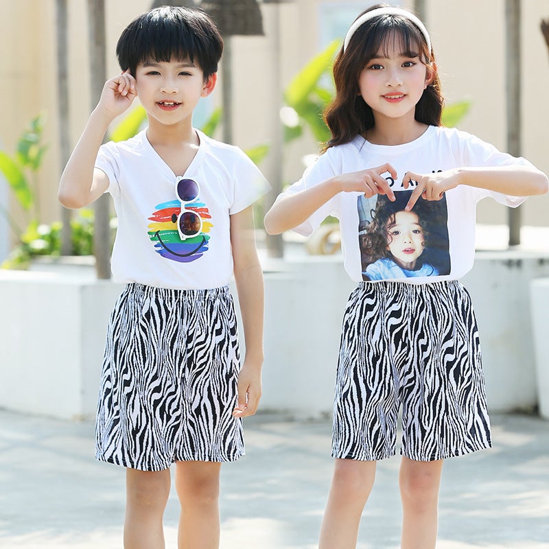 Boys' Large Children'S Quick-Drying Swim Trunks Children'S Beach Trunks Children'S Swimsuit Seaside Flat-Corner Swimming Trunks - Image 1