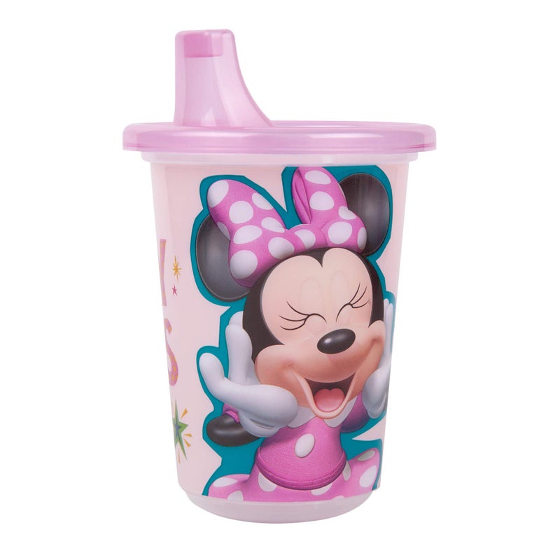 The First Years Take & Toss Disney Minnie Mouse Sippy Cups - Reusable Toddlers Cups with Lids - Kids Party Pack with 2 Travel Caps - 10 Oz - 10 Count - Image 3