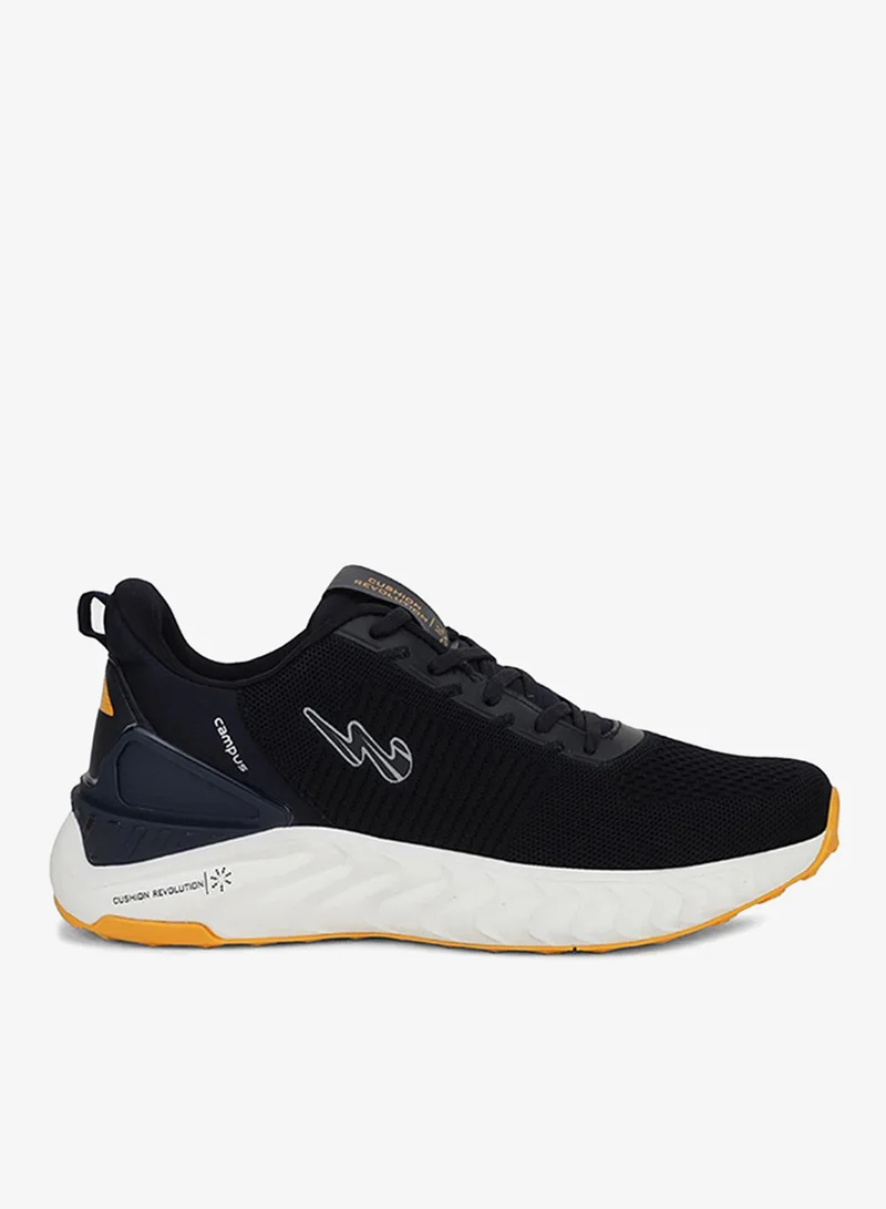 CAMPUS Men Chicago Memory Foam Lace-Up Running Shoes-Navy-Mstd