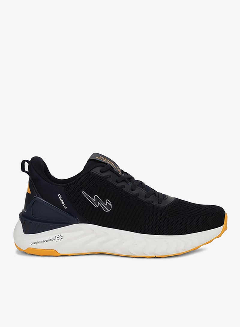 CAMPUS Men Chicago Memory Foam Lace-Up Running Shoes-Navy-Mstd - Image 1