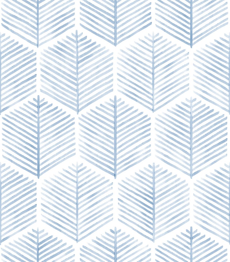 MelunMer Modern Peel and Stick Wallpaper Boho Contact Paper for CabinetsDrawers 788In L 173In W Self Adhesive Removable Wallpaper for BedroomBathroom Waterproof Geometric Contact Paper BlueWhite