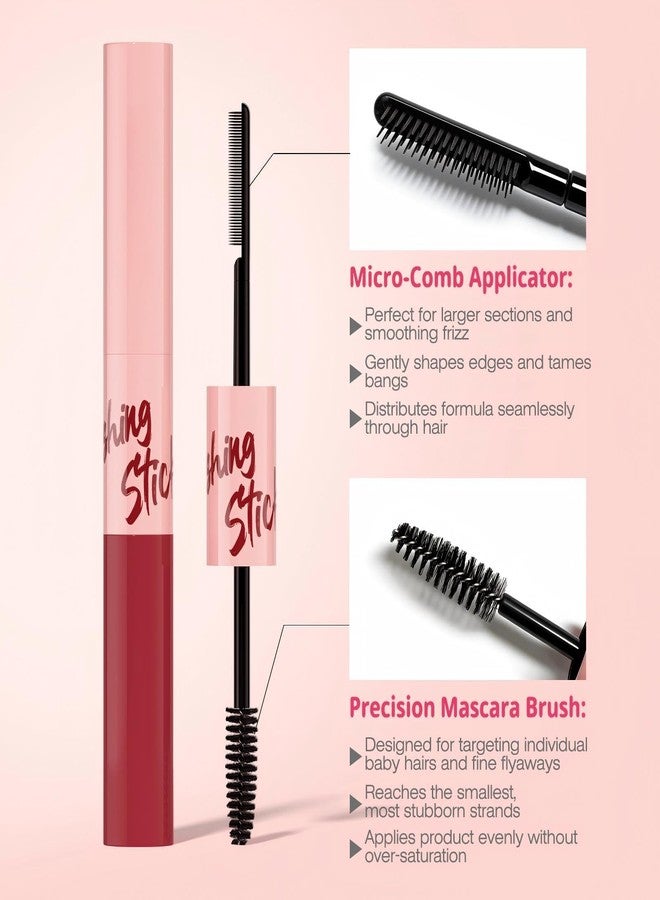 gowwim 2 Pcs Hair Finishing Stick Dual-Brush Flyaway Tamer & Hair Wax Stick, Quick Fix Stick for Frizz, Baby Hairs & Edge Control Hair Gel Stick Alternative - Image 4