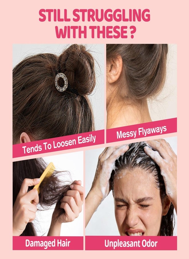 gowwim 2 Pcs Hair Finishing Stick Dual-Brush Flyaway Tamer & Hair Wax Stick, Quick Fix Stick for Frizz, Baby Hairs & Edge Control Hair Gel Stick Alternative - Image 2