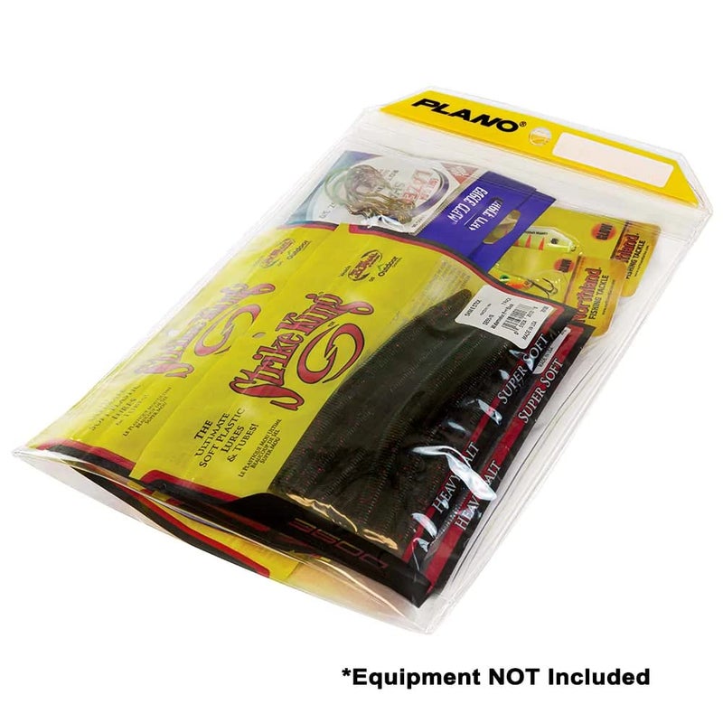 Plano StowAll Series 3600 Waterproof Storage Bag, 7.25â€L x 11â€H, Transparent, TPU Plastic Bags for Soft Baits & Fishing Tools, Water-Resistant Storage Bags - Image 3