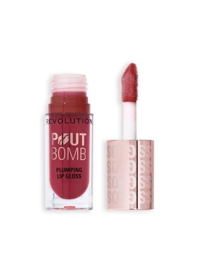 REVOLUTION Pout Bomb Plumping Lip Gloss - Image 1