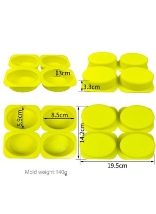 Lemon yellow oval shape
