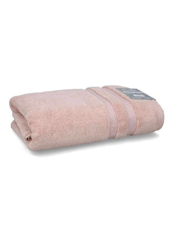 REVE Lucaluca Luxurious Highly Absorbent Cotton Bath Sheet Pink 100 x 180 cm  - Image 2
