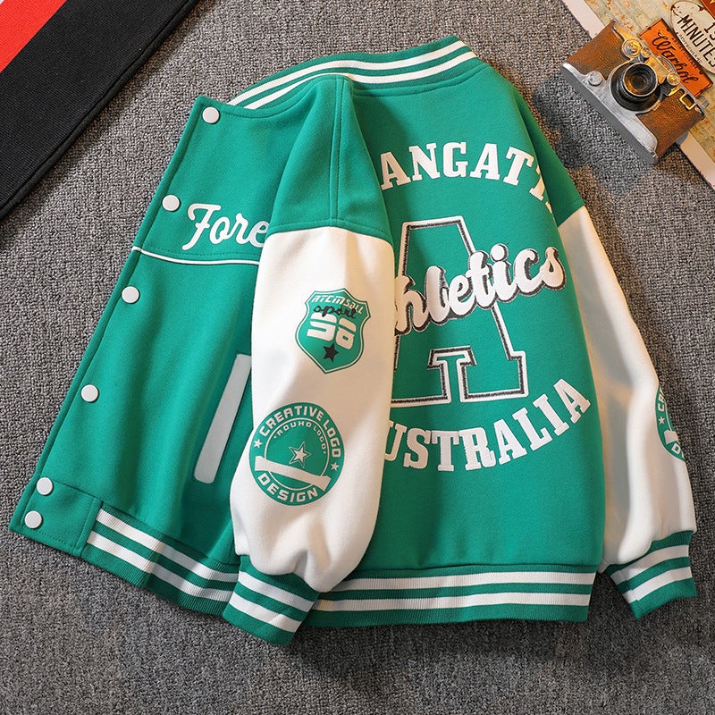 Children'S Clothing Boys Coat Children'S Baseball Clothing Autumn Clothing Boys Autumn Fashion Brand Jacket Top - Image 4