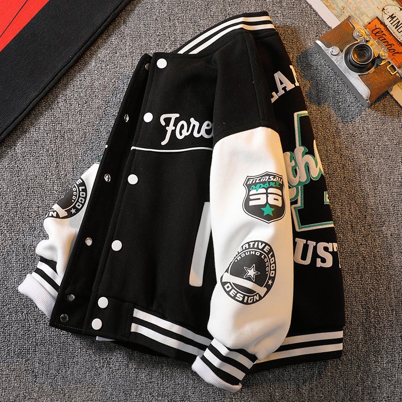 Children'S Clothing Boys Coat Children'S Baseball Clothing Autumn Clothing Boys Autumn Fashion Brand Jacket Top - Image 3