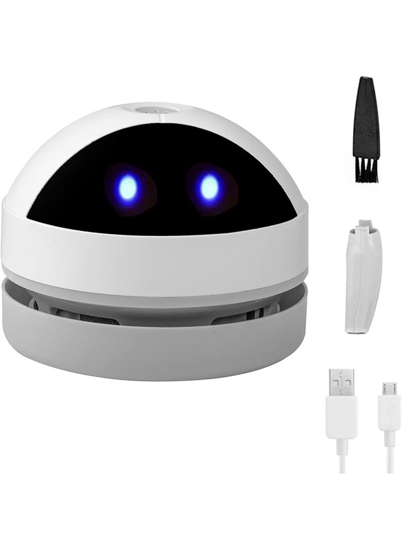 المكتب المكنسة الكهربائية مكتب صغير محمول شظايا الغبار مسحة لطيف USB لالتقاط شظايا ممحاة شعر الحيوانات الأليفة رقائق العناصر الصغيرة على لوحة المفاتيح سطح المكتب - Image 1