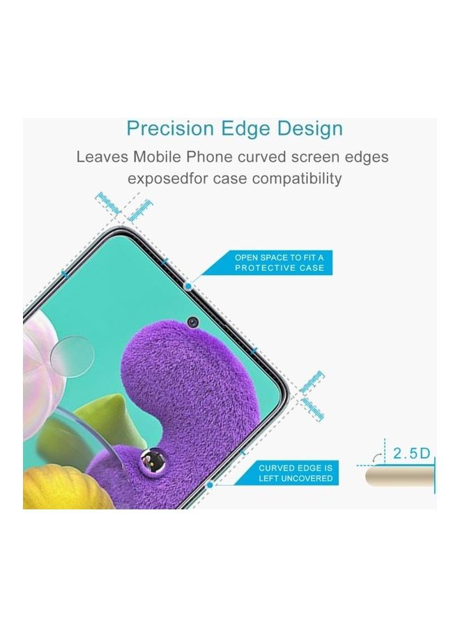 BGM 9H 2.5D Tempered Glass Screen Protector For Samsung Galaxy A51 Clear - Image 3