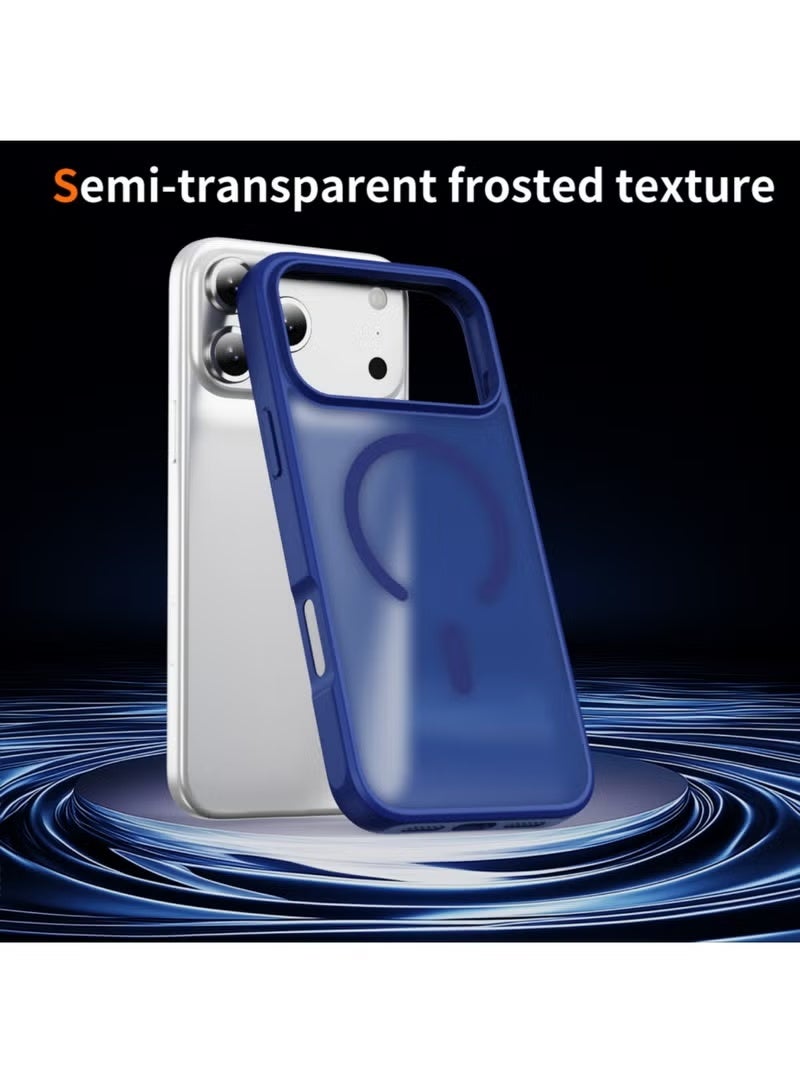 ELTRAZONE Magnetic Case for iPhone 17 Pro Max Compatible with MagSafe | Military-Grade Shockproof Drop Protection | Slim Frosted Matte Phone Cover | Anti-Scratch Durable Protective Case | Premium Royal Blue Magnetic iPhone 17 Pro Max Case with Full Port Access | Lightweight Everyday Protective Cover - Image 4
