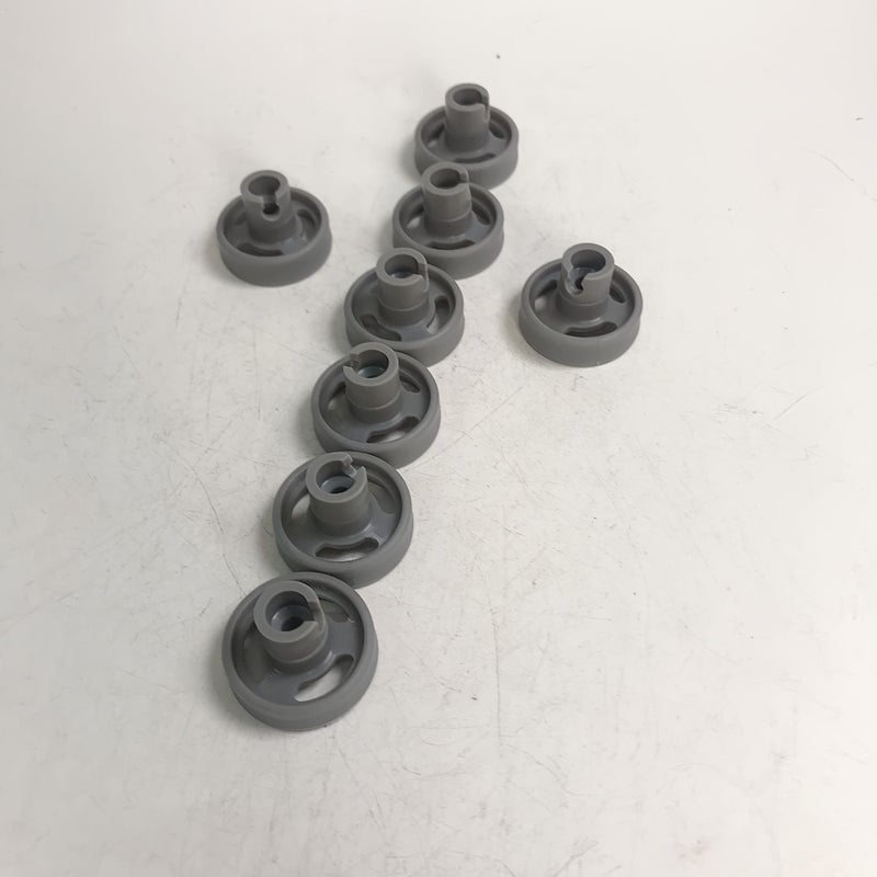 Grey Dishwasher Lower Rack Wheels and Stud Assembly 8 Pack Replacement - Image 5
