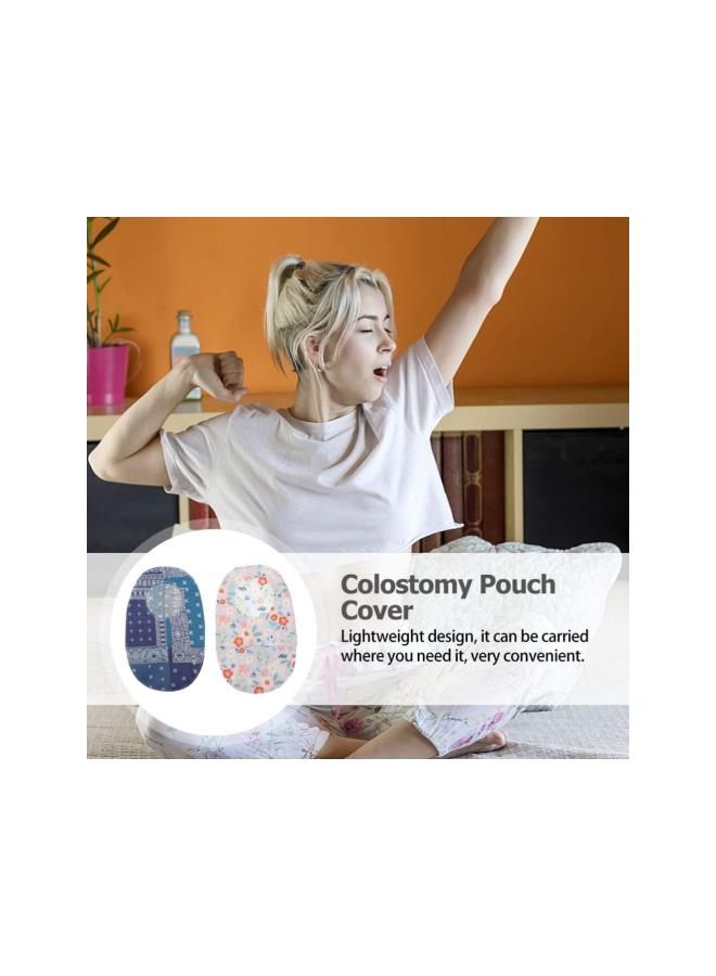 silvercnc Ostomy Pouch Colostomy Bag Cover: 2Pcs Stretchy Ostomy Bag Cover Protector Ostomy Supplies  - Image 3
