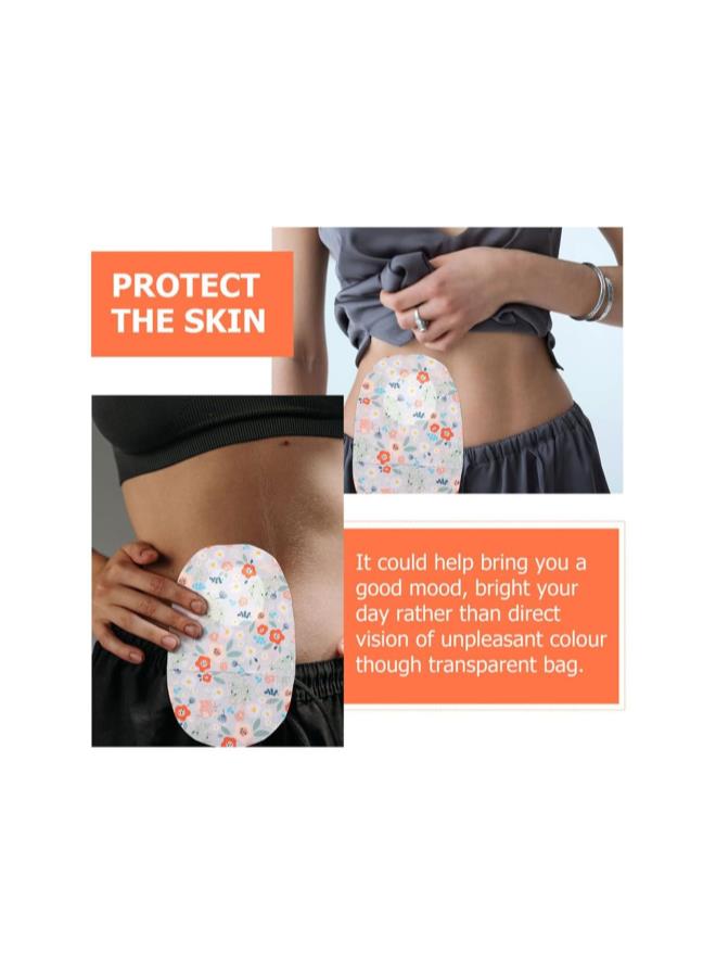 silvercnc Ostomy Pouch Colostomy Bag Cover: 2Pcs Stretchy Ostomy Bag Cover Protector Ostomy Supplies  - Image 2
