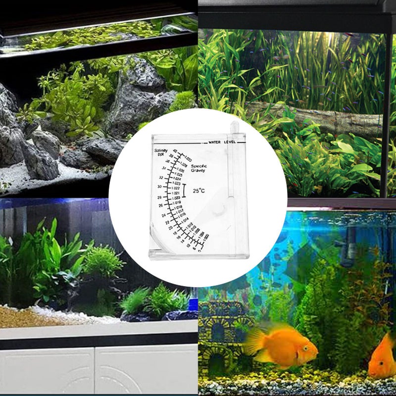 Hydrometer for Aquarium Salinity Tester Buoyancy Depth 6 Fish Tank Pond Seawater 1pc - Image 4