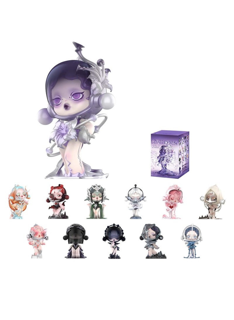 General POP MART SKULLPANDA - Sound series characters, 12 random collection toys in blind boxes from SKULLPANDA for home decoration and birthday gifts, individual boxes  - Image 1