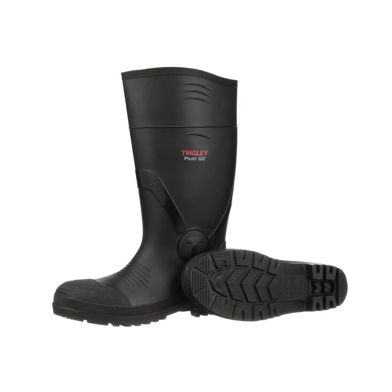 TINGLEY Men's G2 Plain Toe, Black, 9 - Image 1