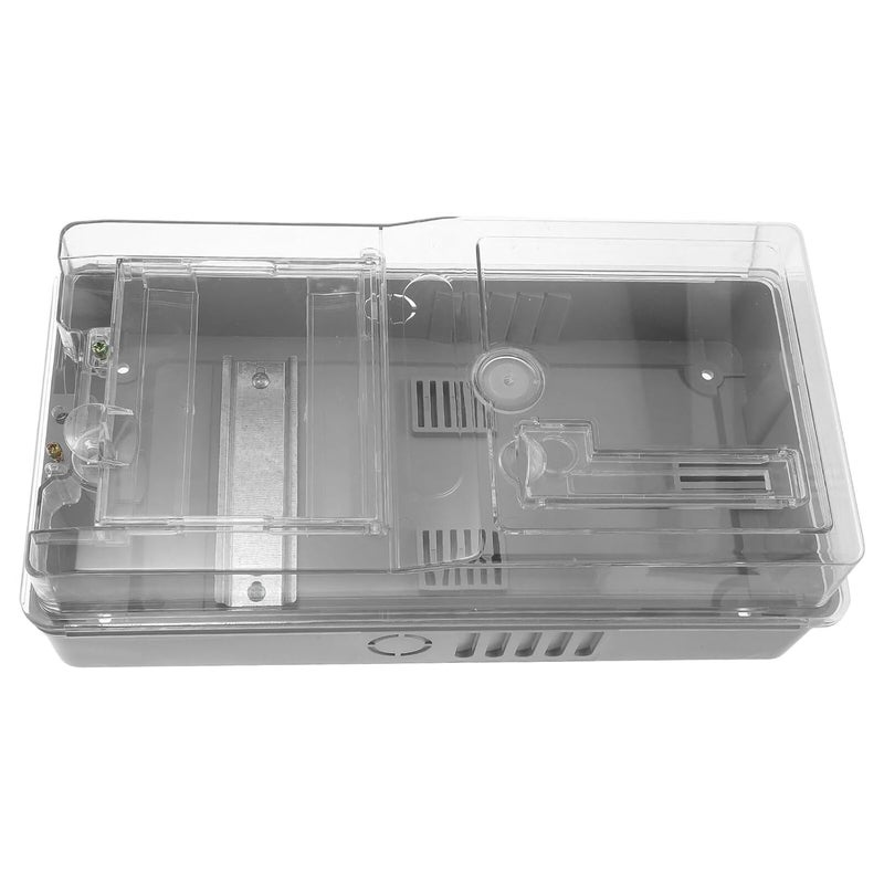 Waterproof Electric Meter Box with Cover, Outdoor Electrical Distribution Box for Single-Phase Household Use, Weatherproof Energy Meter Protection Enclosure - Image 1