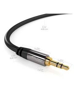 KabelDirekt – Aux Cable, Jack Cord & Audio 3.5mm Cable – 20ft – Available in 1.5-33ft – Suitable for Headphones – Mobile Phone – PC & Laptop Audio – Car – HiFi – Stereo, Black  - Image 5