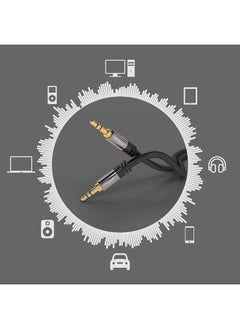 KabelDirekt – Aux Cable, Jack Cord & Audio 3.5mm Cable – 20ft – Available in 1.5-33ft – Suitable for Headphones – Mobile Phone – PC & Laptop Audio – Car – HiFi – Stereo, Black  - Image 4