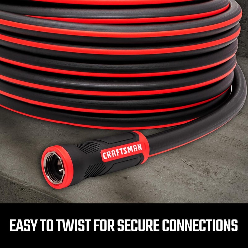 CRAFTSMAN 5/8 in. D X 50 ft. L Heavy Duty Professional Grade Garden Hose - Image 4