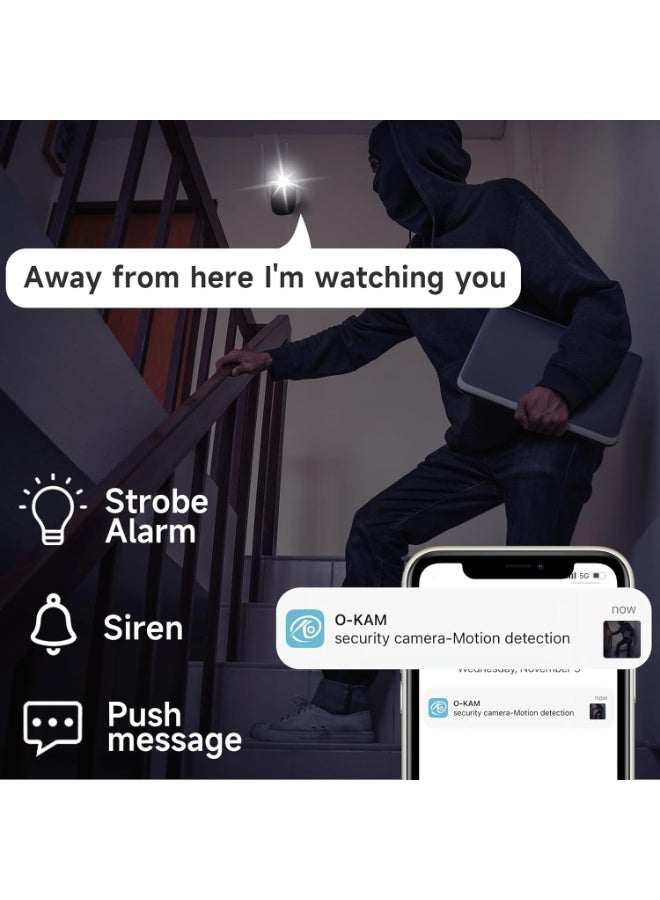 3-Pack Wireless Solar Security Cameras 2K – Battery-Powered Outdoor WiFi Surveillance with Color Night Vision, AI Motion Detection, 2-Way Audio, 120° View, IP66 Waterproof - Image 2