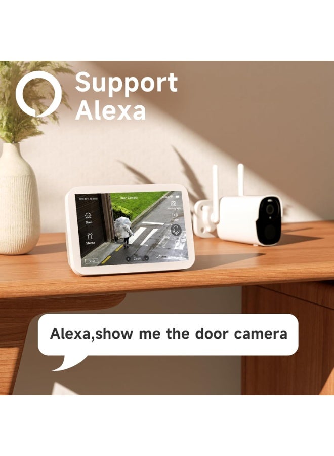 3-Pack Wireless Solar Security Cameras 2K – Battery-Powered Outdoor WiFi Surveillance with Color Night Vision, AI Motion Detection, 2-Way Audio, 120° View, IP66 Waterproof - Image 4